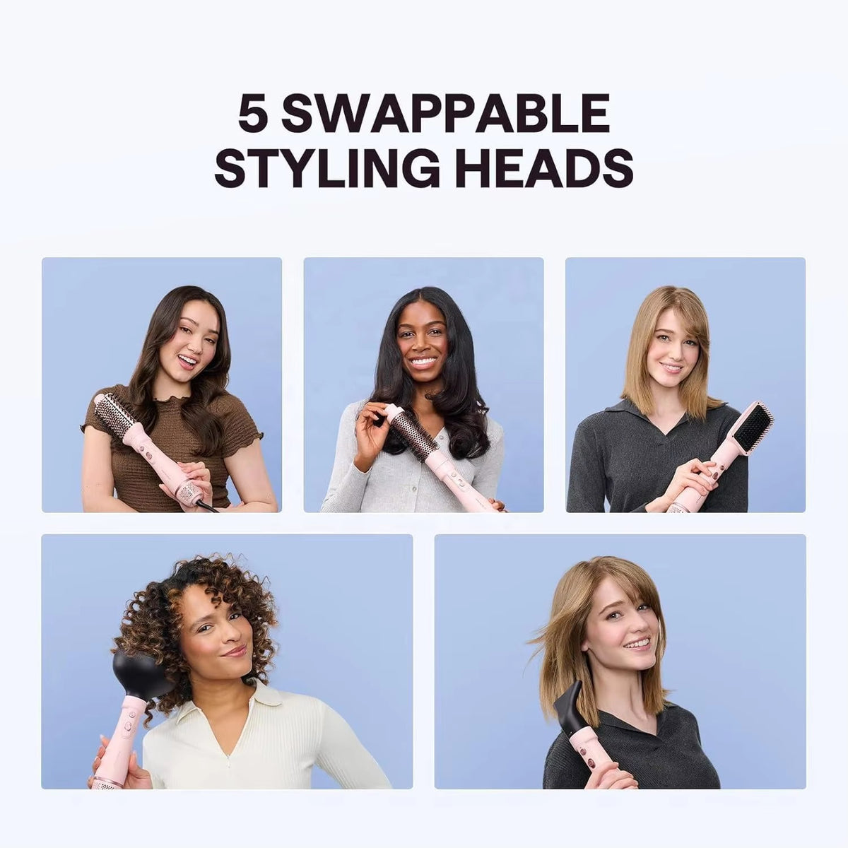 wavytalk Air Sculpt 5 in 1 Hot Air Brush Set