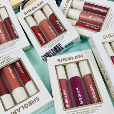 SHEGLAM Matte Allure Mini Liquid Lipstick Set