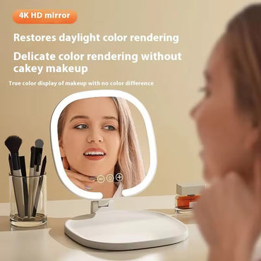 3-Color LED Makeup Mirror with Touch Control – Vanity Mirror with Warm, Natural & Cool Light