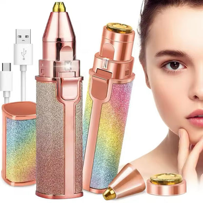 Flawless Multifunctional Rechargeable Trimmer for Girls.