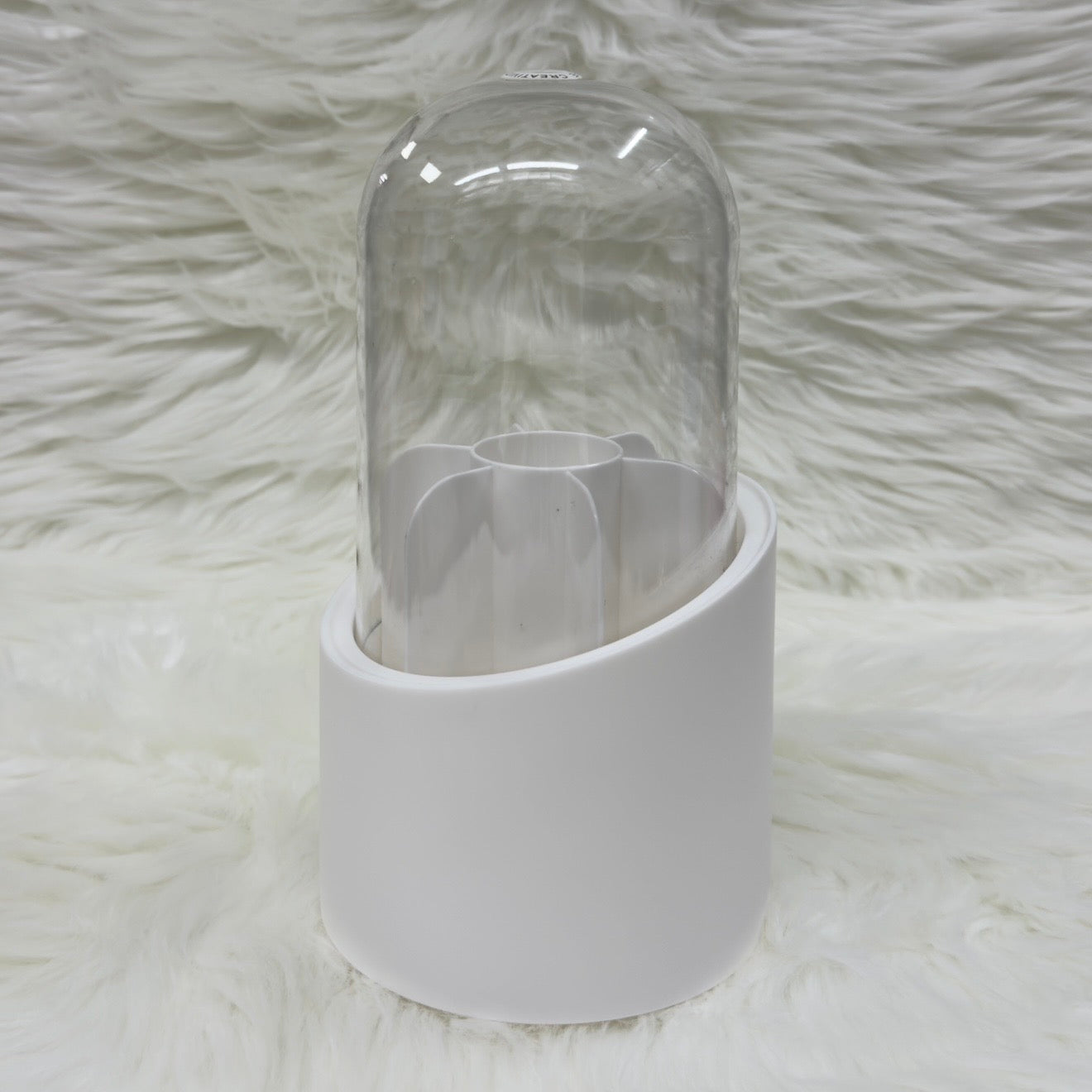 Shein 360° Rotating Makeup Brush Holder With Lid