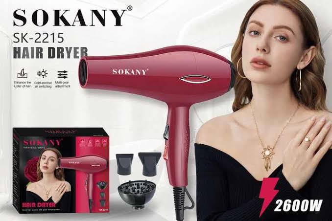 Sokany Professional Hair Dryer – Model SK2215