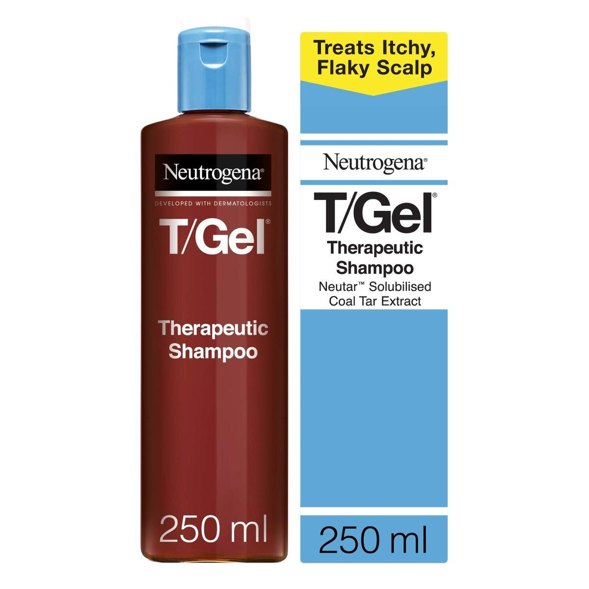 Neutrogena T/Gel Therapeutic Shampoo – For Scalp Psoriasis, Dandruff & Seborrheic Dermatitis