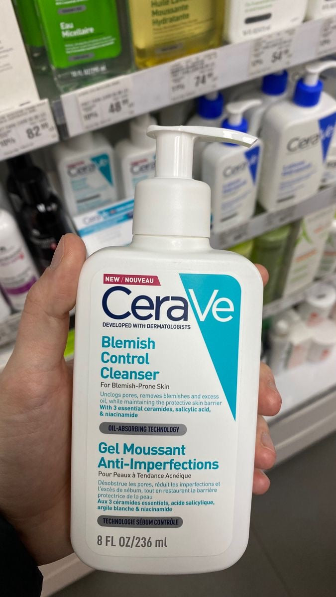 CeraVe Blemish Control Cleanser (236ml) – For Blemish-Prone Skin
