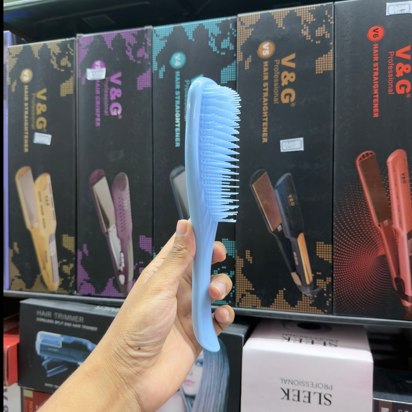 UK Imported Hair Detangling Brush | Tangle-Free Hair Brush for Women in Bangladesh