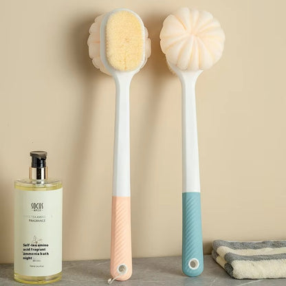 2-in-1 Soft Body Bath Brush & Sponge – Double-Sided Shower Scrubber with Gentle Bristles
