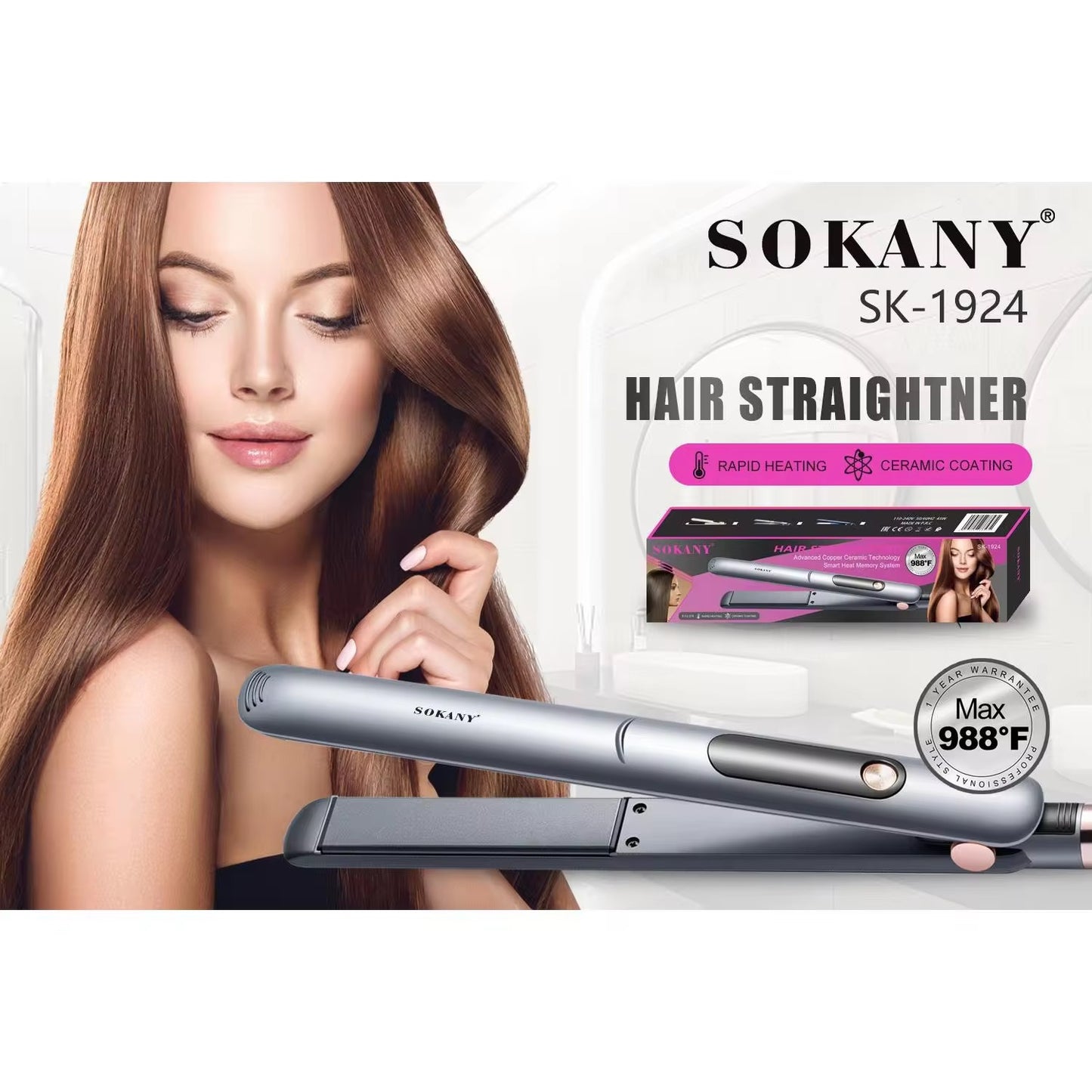 High Temperature Hair Straightener| Smart Buy BD Bangladesh