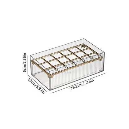 Detachable Grids Lipstick Case- 18 Grids Lipstick Holder