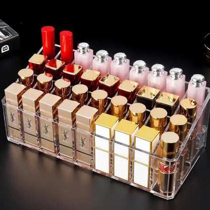 Acrylic Made Lipstick Case. 36 Grids Lipstick Organizer.
