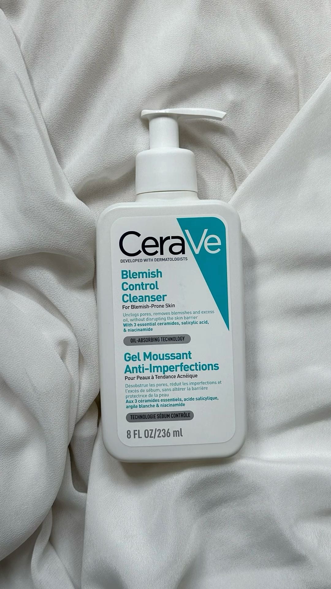 CeraVe Blemish Control Cleanser (236ml) – For Blemish-Prone Skin