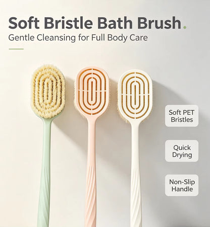 1 Million Bristle Soft Body Bath Brush – Ultra-Gentle Exfoliating Shower & Body Scrub Brush