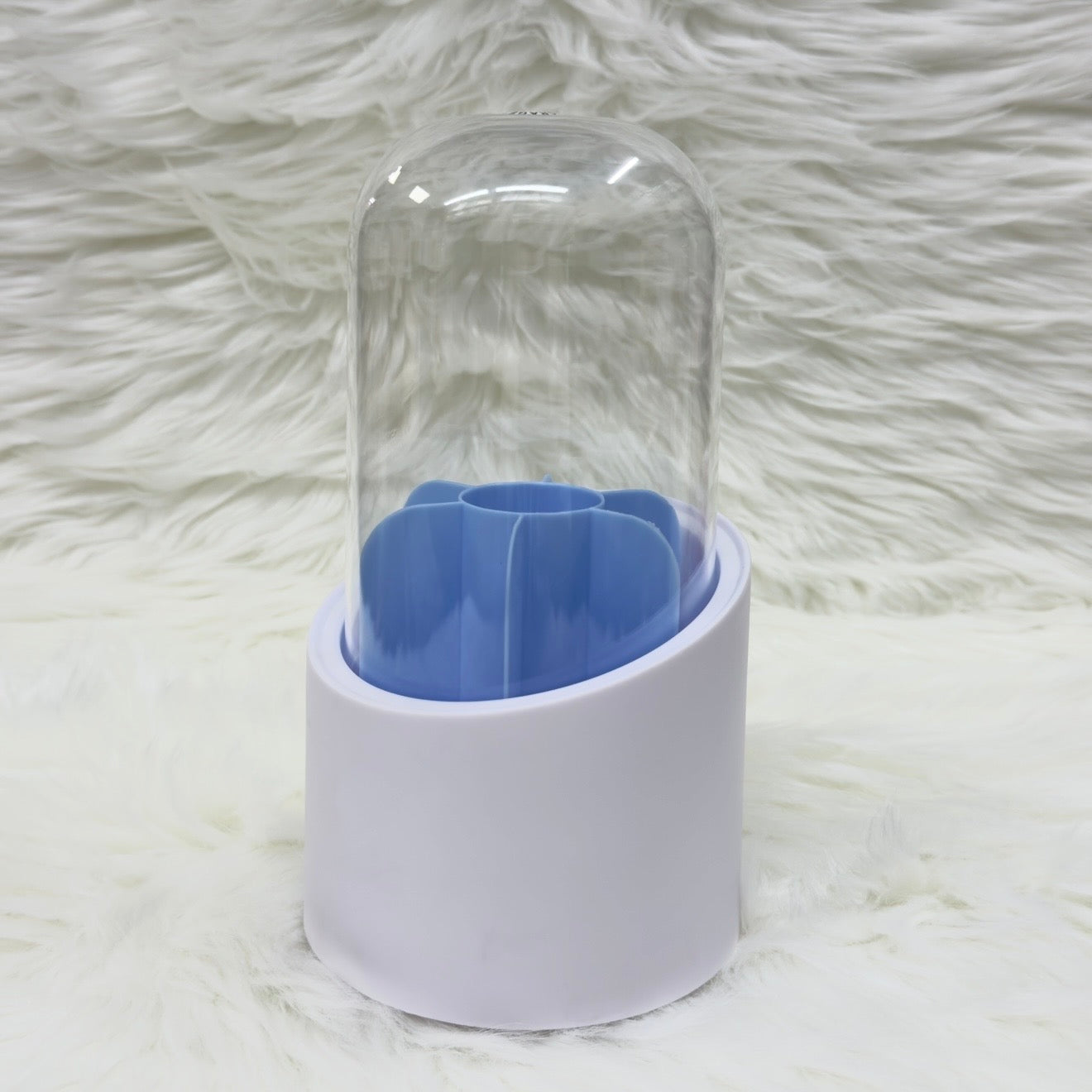 Shein 360° Rotating Makeup Brush Holder With Lid