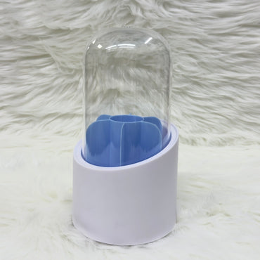 Shein 360° Rotating Makeup Brush Holder With Lid