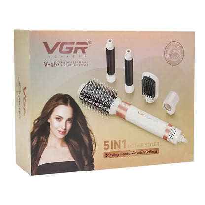 VGR 5 in 1 Professional Hot Air Styler V-487 | Best Price in Bangladesh