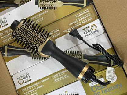 Keratin Pro 3D 2000W Hair Volumizer- 4 in 1 Hot Air Brush I Best price in Bangladesh
