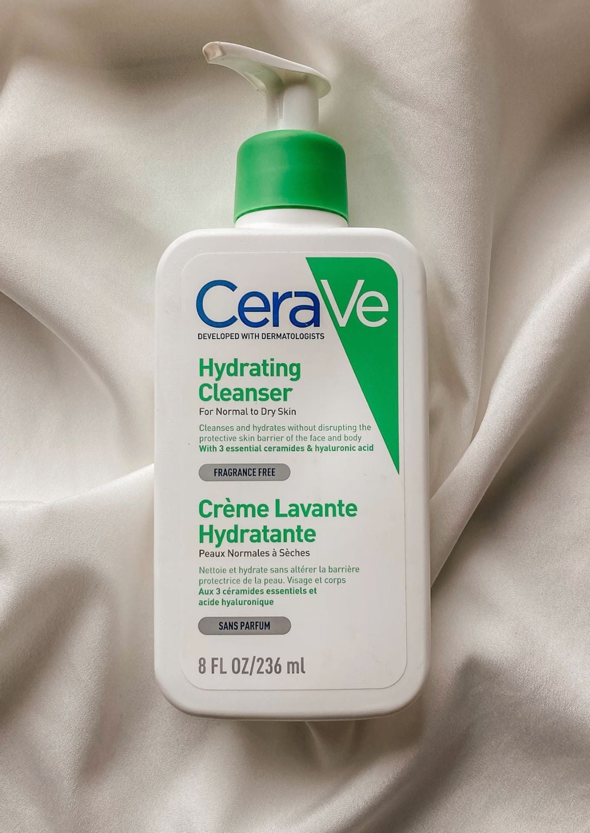CeraVe Hydrating Cleanser (236ml) – For Normal to Dry Skin