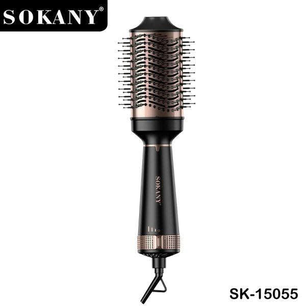 SOKANY Professional Hot Air Brush SK-15055 1260W | 2-in-1 Hair Dryer & Volumizing Styling Brush