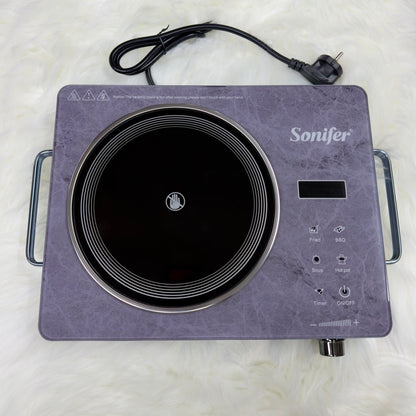 Sonifer Infrared Electric Cooker 2000W | Works with All Types of Cookware | Portable Electric Hot Plate