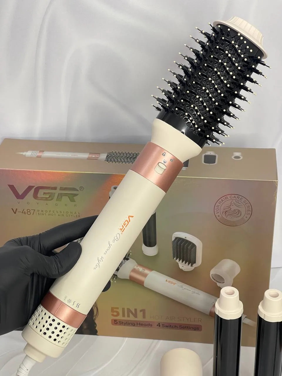 VGR 5 in 1 Professional Hot Air Styler V-487 | Best Price in Bangladesh