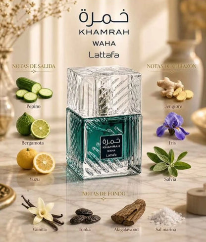 Lattafa Khamrah Waha Eau de Parfum – Premium Arabian Fragrance