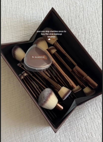 MAANGE Makeup Brush Set 20 Pcs | Professional Soft Makeup Brush Kit for Face, Eye & Foundation Makeup Bangladesh