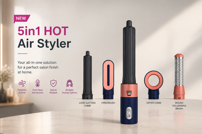 Auto Wrap Version of 5 in 1 Styler with Negetive Ion technology | Best price in Bangladesh
