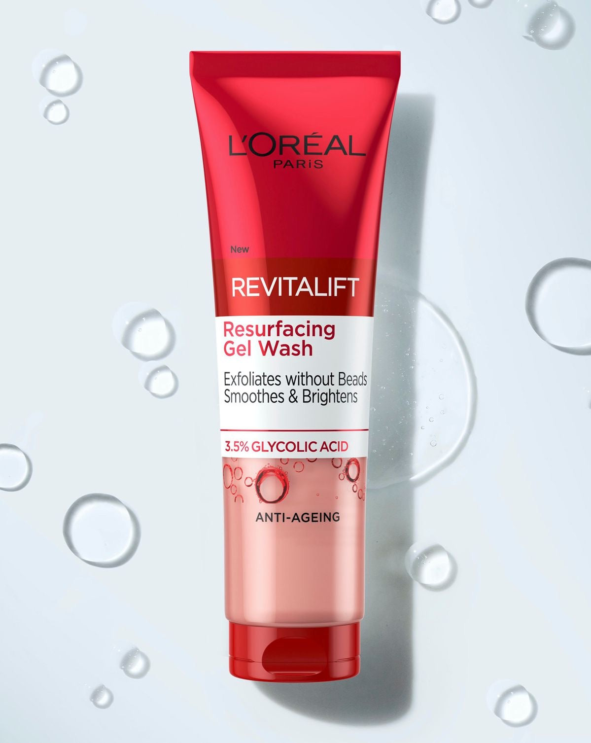 L’Oréal Paris Revitalift Resurfacing Gel Wash – Anti-Ageing Cleanser
