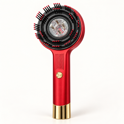 Electric Scalp Massage Comb with Red Light & Oil Dispenser