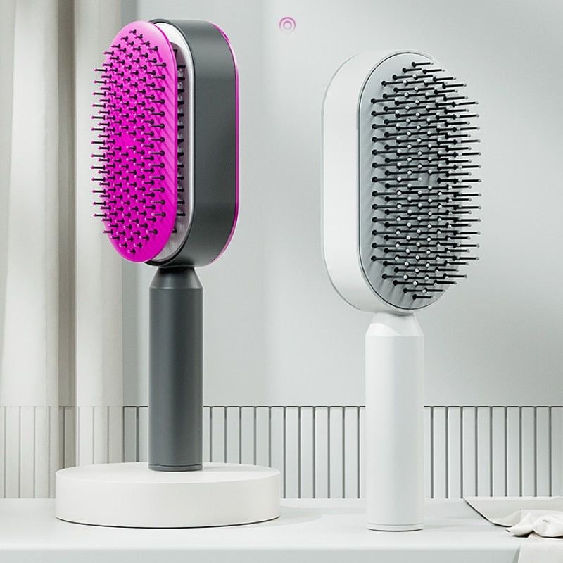 Self-Cleaning Hair Brush – Tangle-Free, Hygienic & Effortless Styling