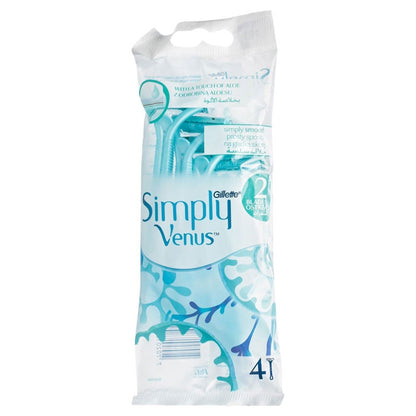 Gillette Simply Venus Disposable Razors (Pack of 4)