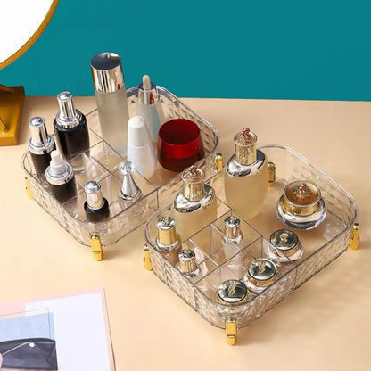 Cosmetics/ Makeup Carrier Organizer- Cosmetics Holding Tray for Vanity