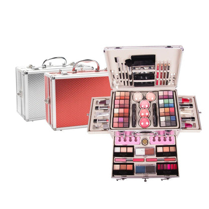 Miss Young Makeup Kit-MC1149 Professional All-in-One Makeup Kit with Aluminum Vanity Case | Complete Cosmetic Set for Women & Girls