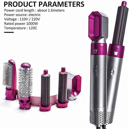 (BOTH HOT & COLD AIR) 5 in 1 Styler- Automated Hair Styling tool 5 in 1 SLEEK PROFESSIONAL